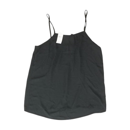 Black Solid Sleeveless Blouse
