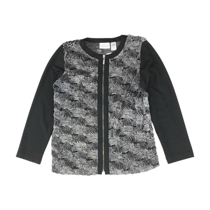Black Graphic Lightweight Jacket