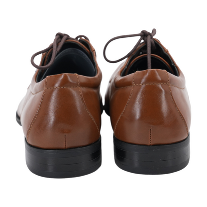 Brown Lace-Up Dress Shoes