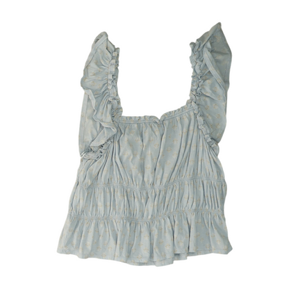 Blue Print Blouse