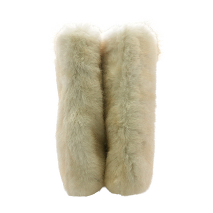 Cream Boots