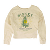 Cream Solid Sweatshirt Pullover