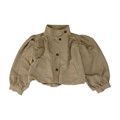 Tan Solid Jacket
