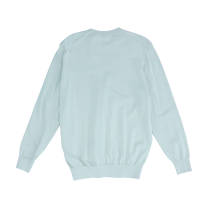 Beige Solid Pullover Sweater