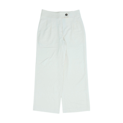 Beige Wide Leg Pants