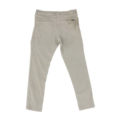 Vintage Gray Solid Five Pocket Pants