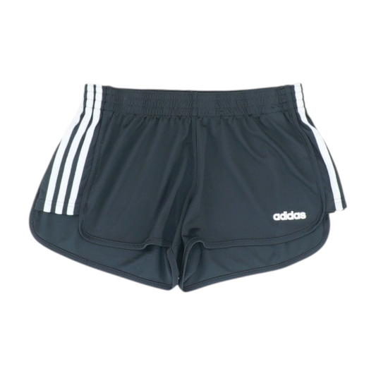 Black Solid Active Shorts