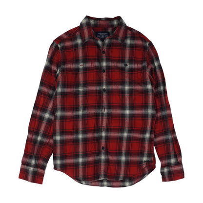 Red Plaid Flannel Button Down