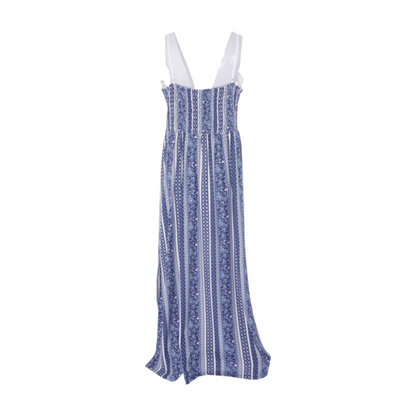 Blue Plus Floral Maxi Dress