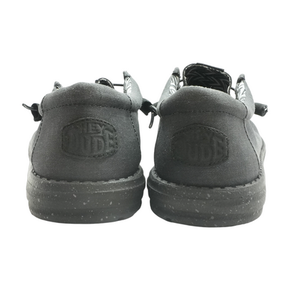 Black Lace-Up Casual Shoes