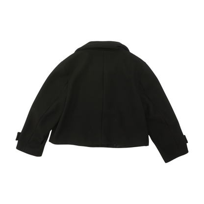 Black Solid Blazer