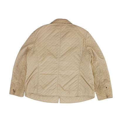 Vintage Beige Solid Lightweight Jacket