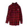 Red Plaid Flannel Button Down