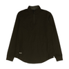 Black Solid 1/4 Zip Pullover