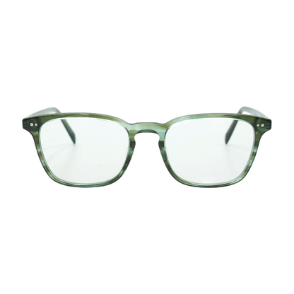 Green Elias M Square Prescription Eyewear