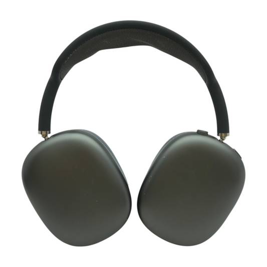 Apple Space Gray AirPods Max (Lightning) Noise Cancelling Headphones With Blue Earpads – Image 1