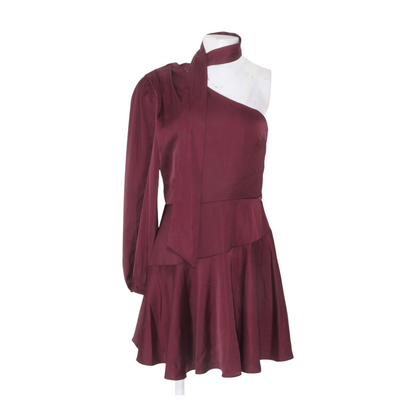 Maroon Midi Dress