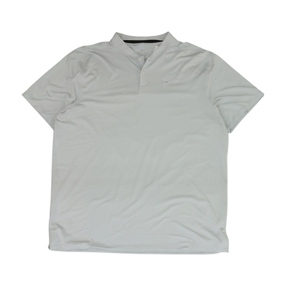 Gray Solid Henley T-Shirt