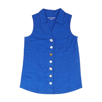 Blue Petite Button Down