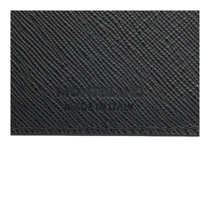 Black Sartorial Passport Holder