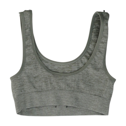 Gray Sports Bra