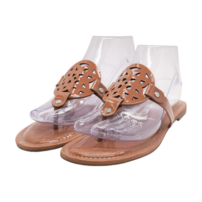Tan Flip-Flop Sandals