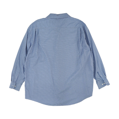 Blue Check Long Sleeve Button Down
