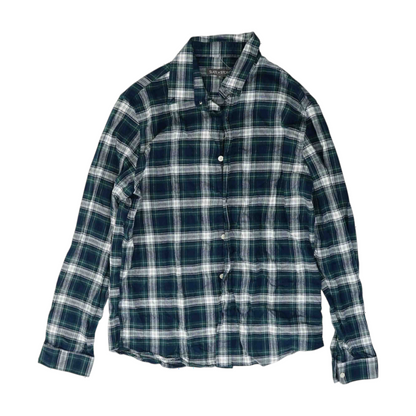Multi Plaid Flannel Button Down