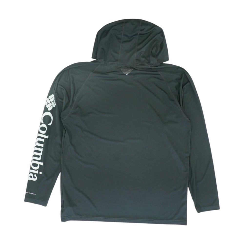 Black Solid Hoodie Pullover