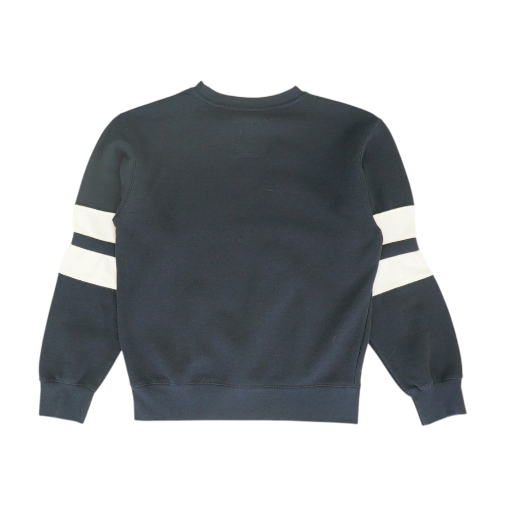 Navy Solid Sweatshirt Pullover