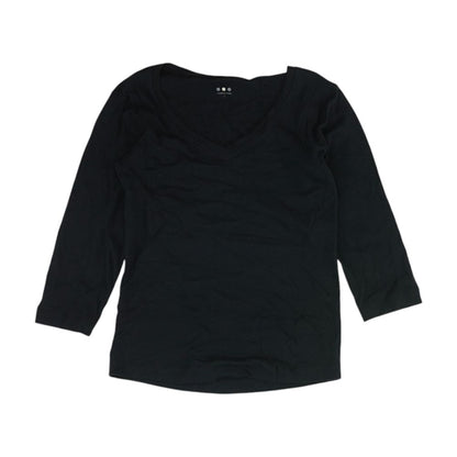 Black Solid T-Shirt