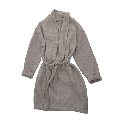 White Solid Robe