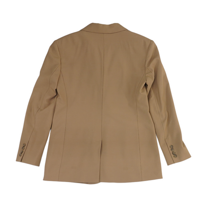 Brown Solid Blazer