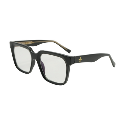 Black Cougar Square Prescription Eyewear
