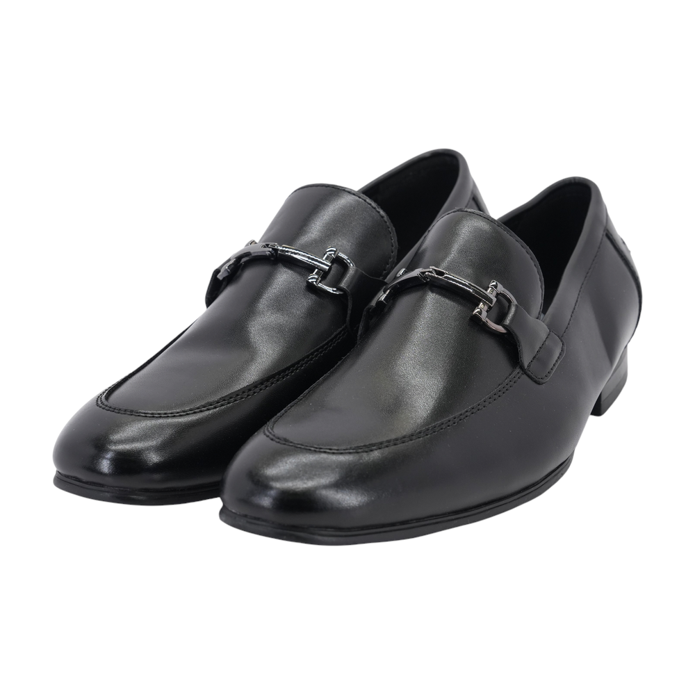 Black Slip-On Dress Shoes