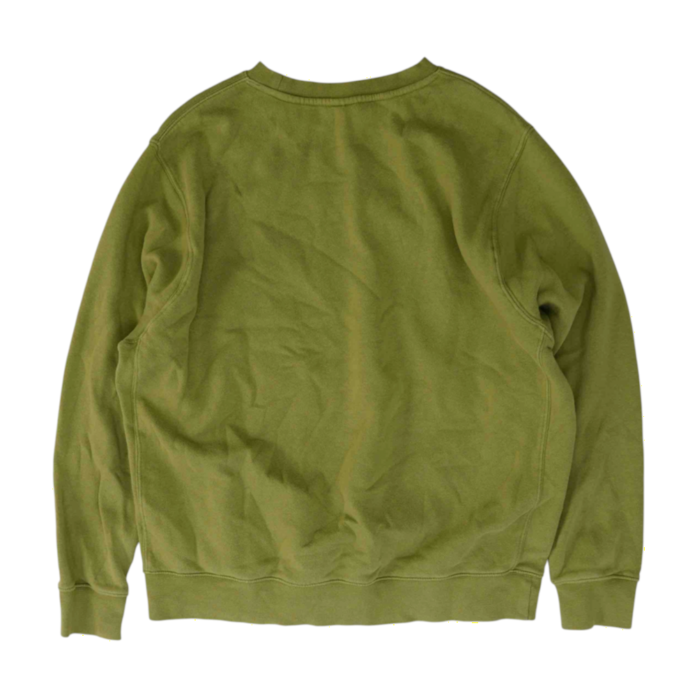 Green Solid Sweatshirt Pullover