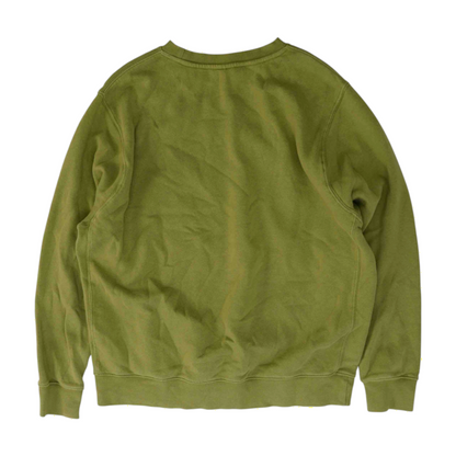 Green Solid Sweatshirt Pullover