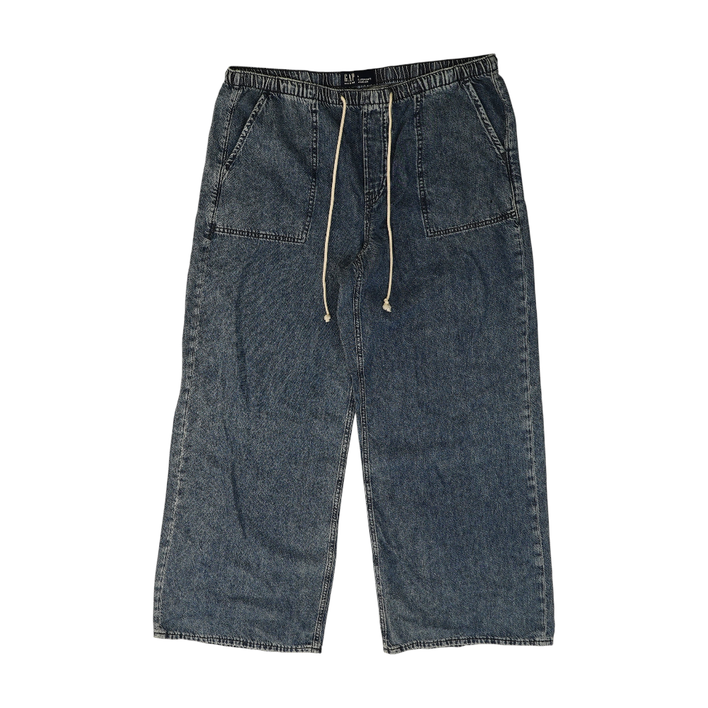 Blue Wide Leg Jeans