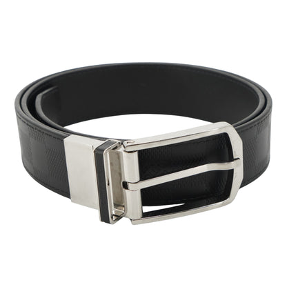 Black Slender 35mm Reversible Belt in Damier Infini Leather