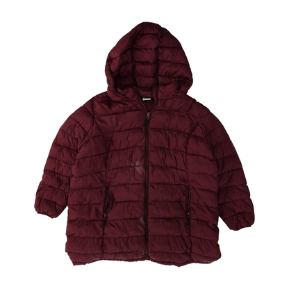 Maroon Plus Solid Jacket