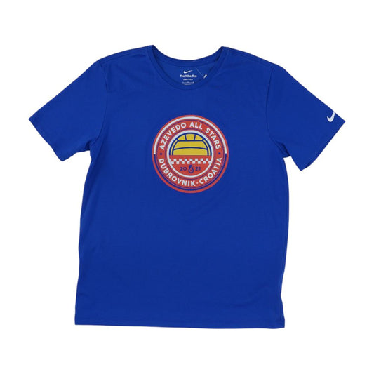 Blue Solid Active T-Shirt