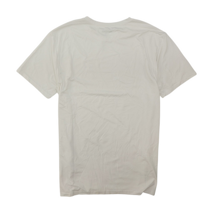 White Solid Active T-Shirt