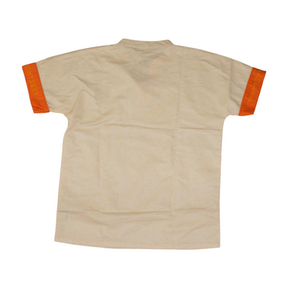 Beige Print T-Shirt