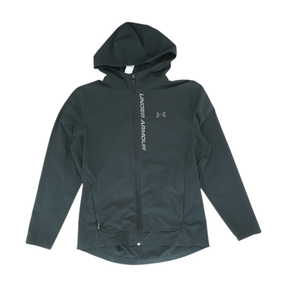 Black Solid Active Jacket