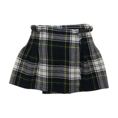 Navy Plaid Skirt