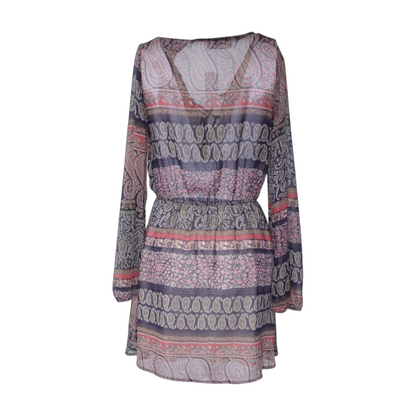 Green Print Mini Dress