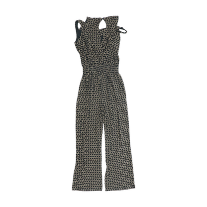 Black Abstract Jumpsuit