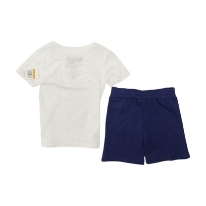 White Short Sleeve Set