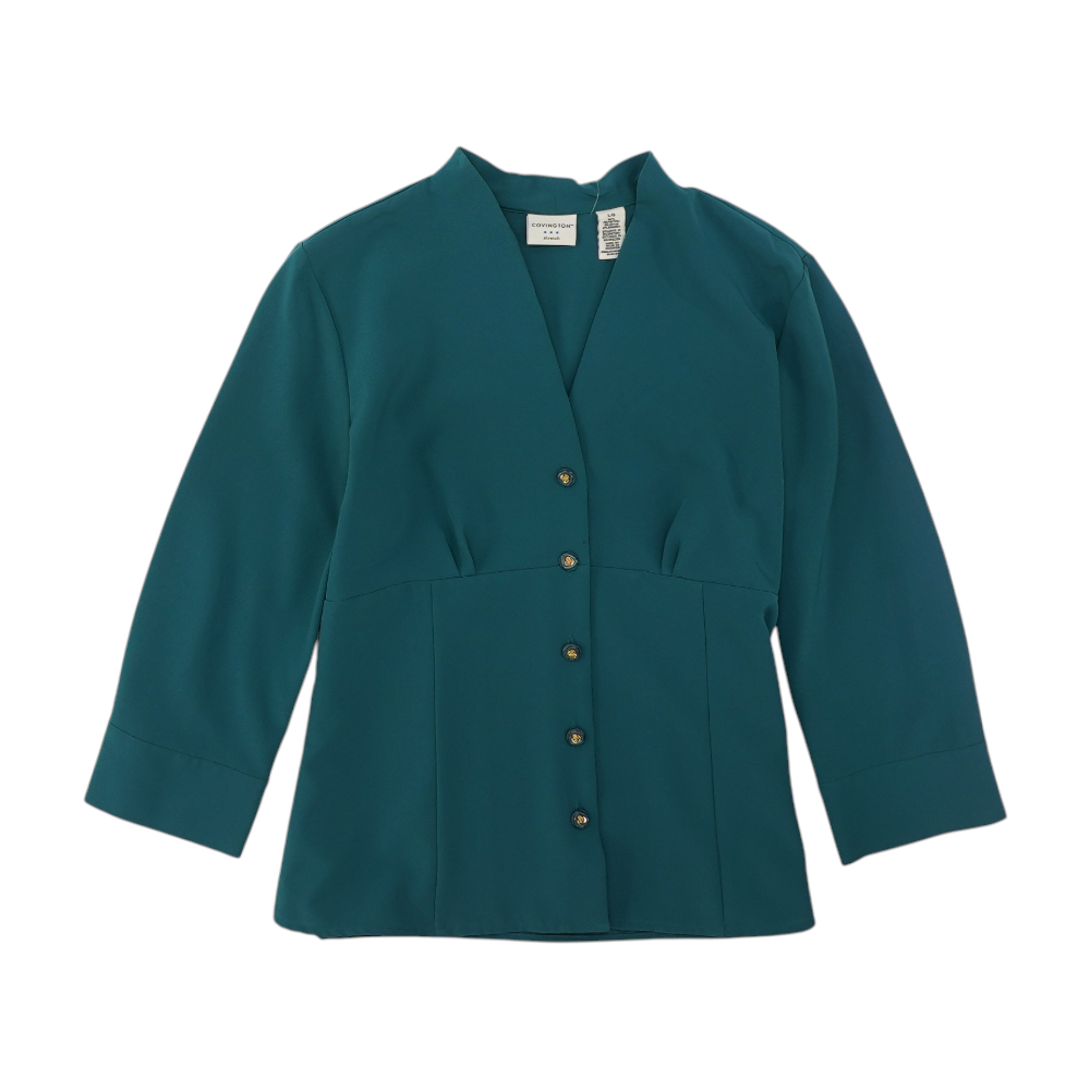 Teal Button Down