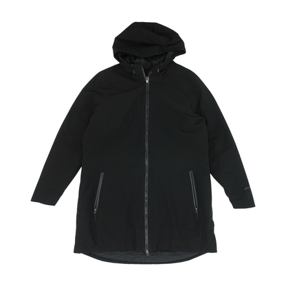 Black Solid Rain Jacket